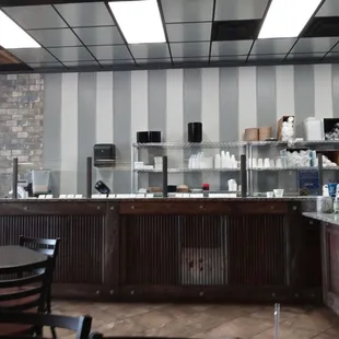 the interior of a restaurant