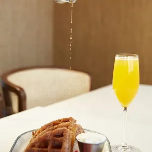 food, waffles