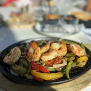 Shrimp Fajitas