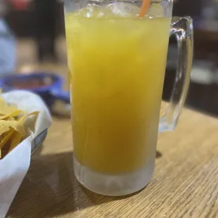 32 oz. Agua Fresca. Also huge. Also yum.