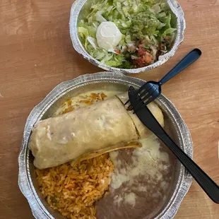 Chimichanga Lunch