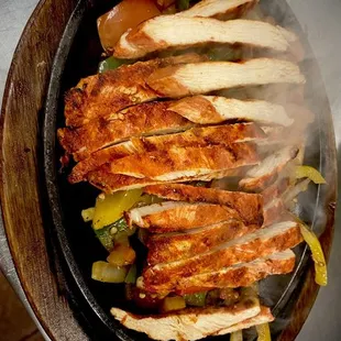 Chicken fajitas