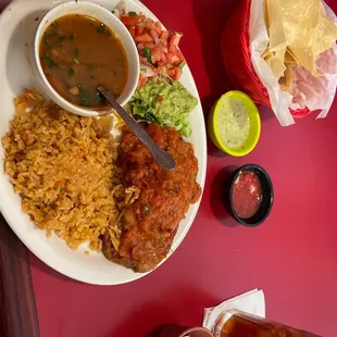 a plate of food