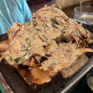 a plate of food