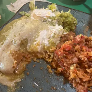 a plate of food