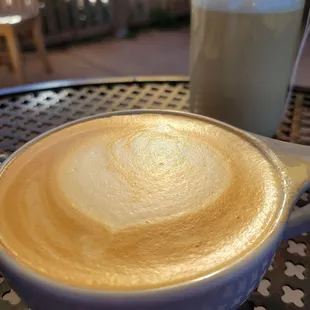 Lavender latte and Duke of Earl