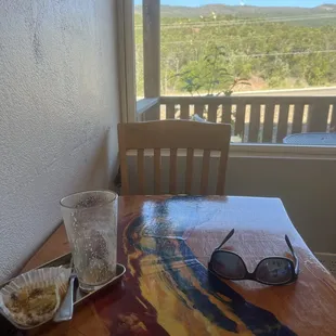 View from sitting area.