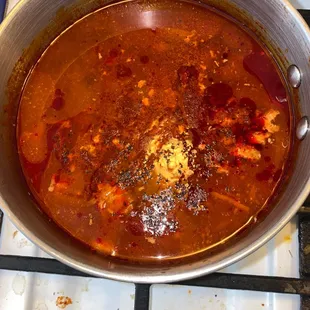 Very disappointing pozole! Recooked from the restaurant because I don&apos;t like microwave.