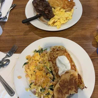 Golden Potato Pancake Breakfast 1