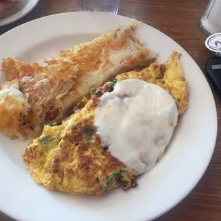 Linguica Omelette