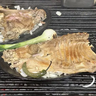 Que tal esta riñonada de cabrito al pastor!  Como debe ser.