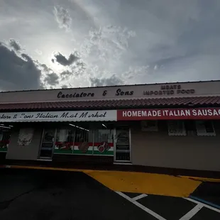 the outside of the store