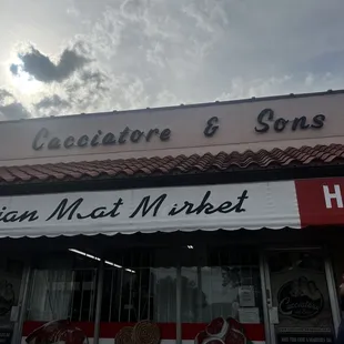 the outside of the store