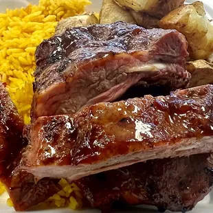 Baby back ribs very meaty!