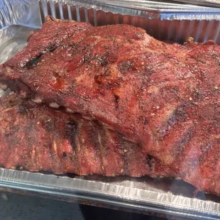 Spare ribs!! Delicious.