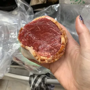 Bag wrapped filet