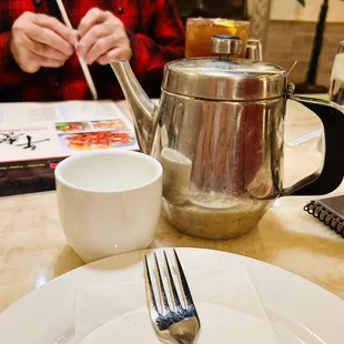 a person sitting at a table