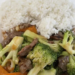Lunch special- beef &amp; broccoli