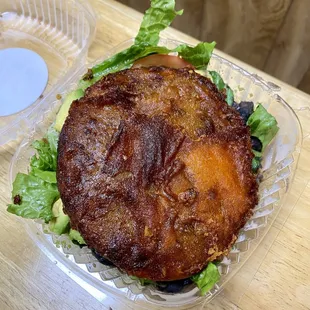 Vegan Sweet Plantain Sandwich.