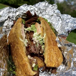 Carne Mechada Patacon