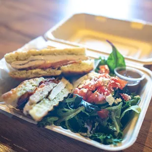 Chicken Pesto w/ Balsamic Salad