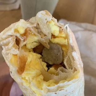 Sausage Breakfast Burrito