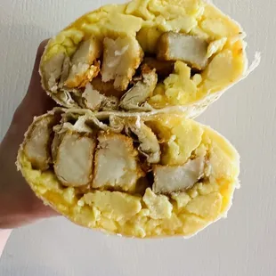 Small Breakfast Burrito (no meat)!