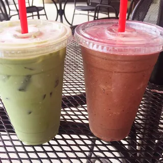 Iced Matcha Green Tea Latte 16oz