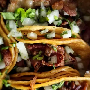 Tripa/ beef tripe and Al pastor