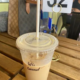 Caramel Iced Latte