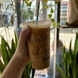 Iced Dulce de Leche Latte