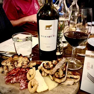 Table spread with some delish Turnbull Wine.