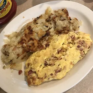 Crispy Bacon Omelette