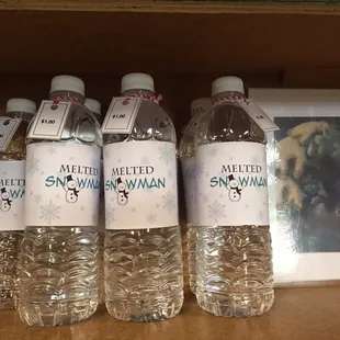 Water for sale. Cute bottle label!