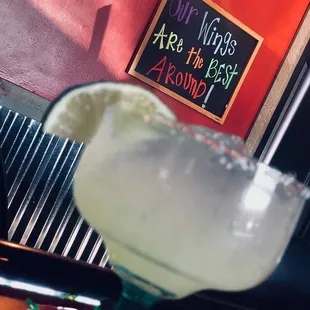 a margarita in a glass