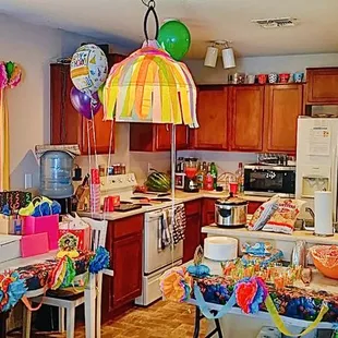 Prepping for an Encanto party