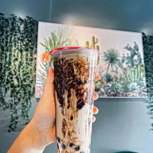 Brown sugar milk tea.