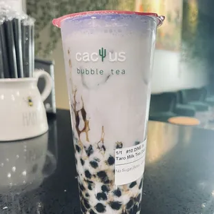 Taro milk tea