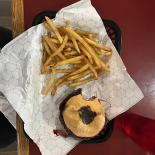 Blueberry Feta burger!