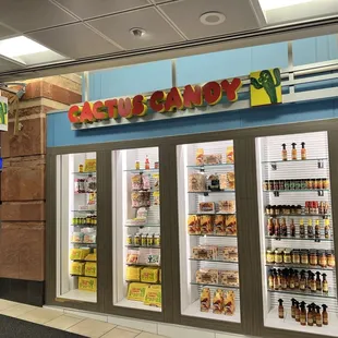 the inside of a grocery store