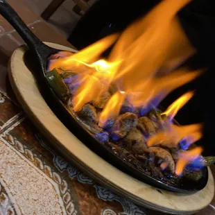 Fajitas are very special here!