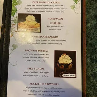 Desserts