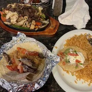 Chicken steak fajitas