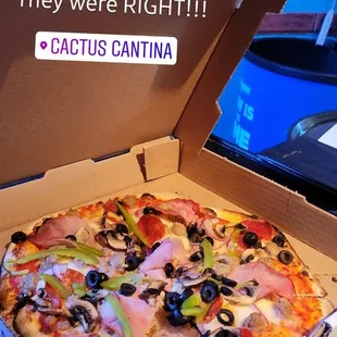 In 2020...Van Horn has 3 options for pizza. This is the Best Place for it!