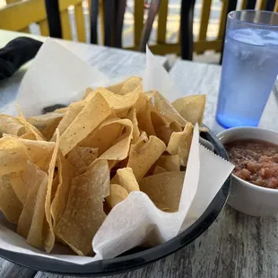 Chips and salsa to start!