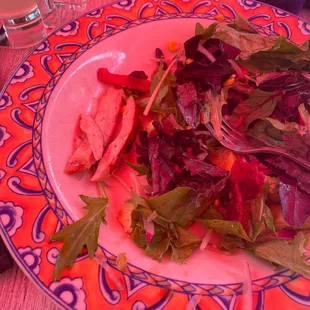 $7 worth of chicken on my salad