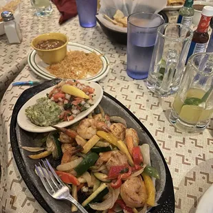 Shrimp fajita