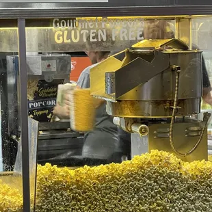 a man working in a machine