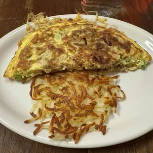 Meathead jokester omelet