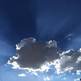 Blues skies with some clouds